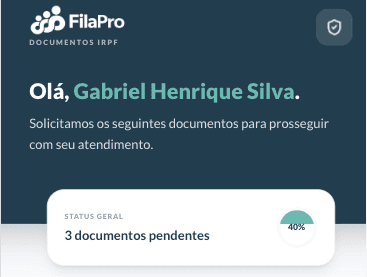 Cliente envia pelo celular