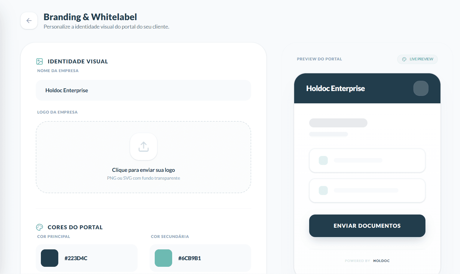 Whitelabel Portal